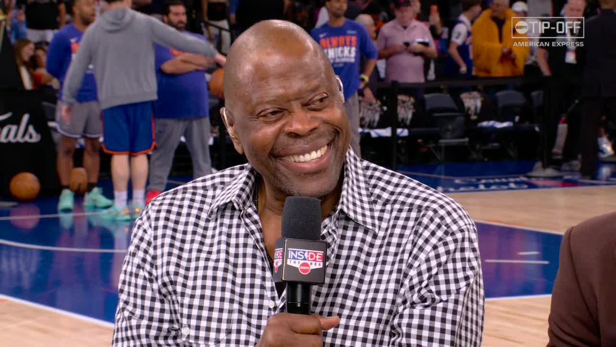 "I just wanna say this, I hate you. I only got swept one time in my life, and you swept me." 😂 —Chuck to Patrick Ewing