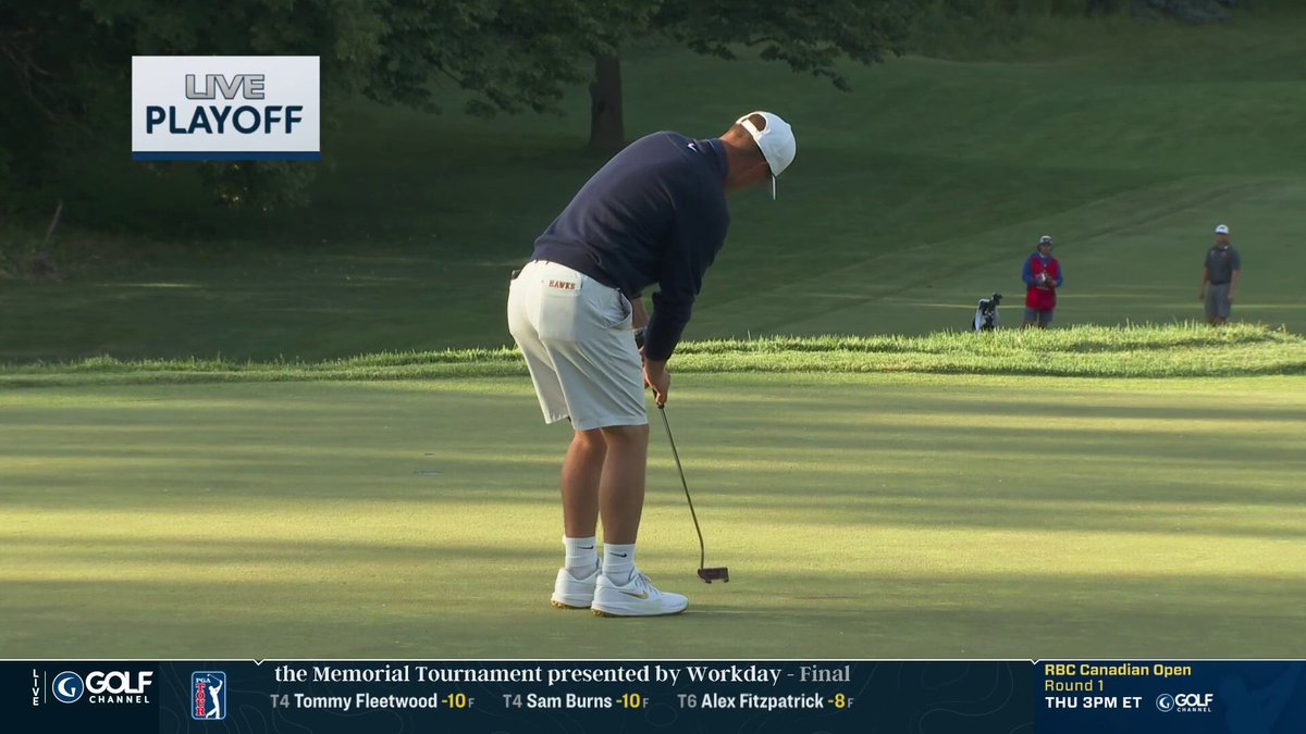 Max Homa in an 8-for-3 playoff to make it to the U.S. Open. Par putt to remain in the playoff LIPS OUT and Max will not make it to Shinnecock. PAIN.