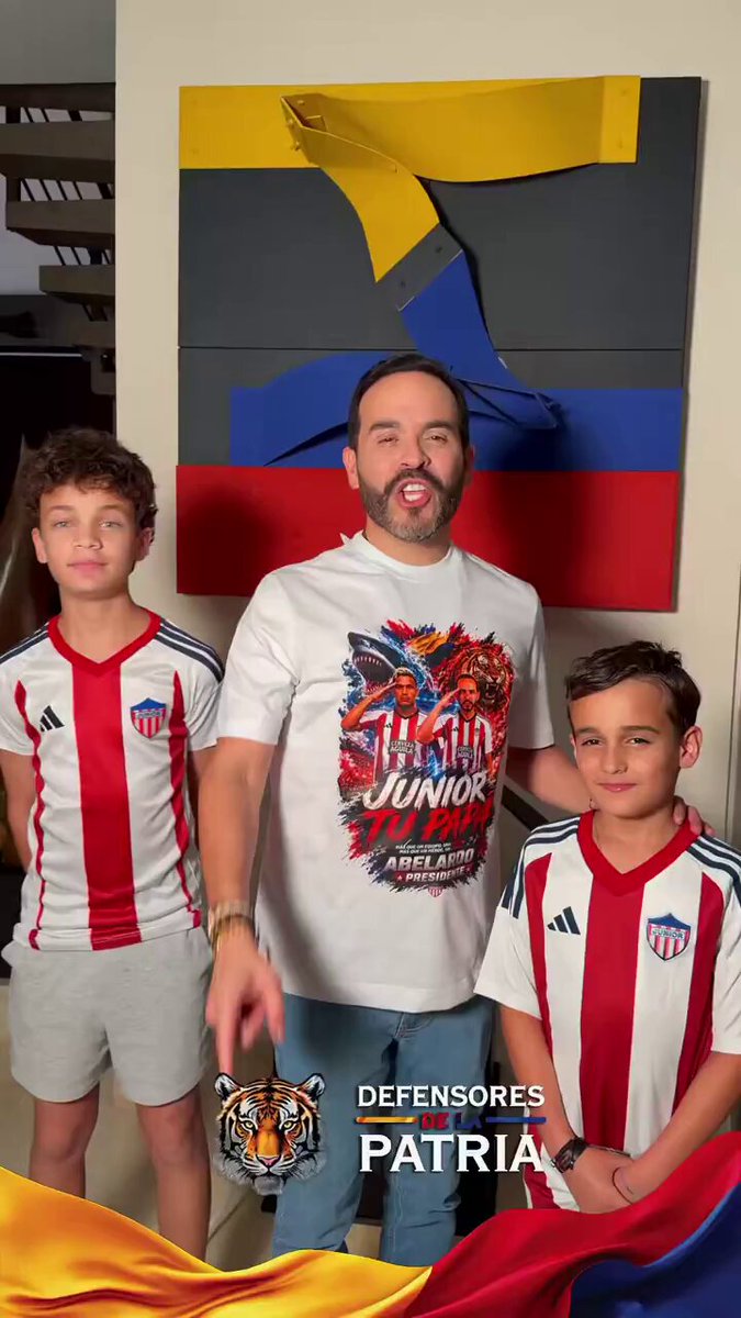 El candidato presidencial Abelardo de la Espriella celebró el nuevo título que consiguió Junior de Barranquilla en la Liga BetPlay: "Gracias muchachos por esa alegría".