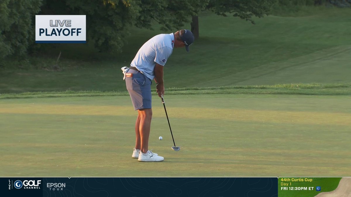 Max McGreevy is on his way to his first U.S. Open 👏 He prevails in an 8-for-3 playoff in Canada along with William Mouw and John Parry