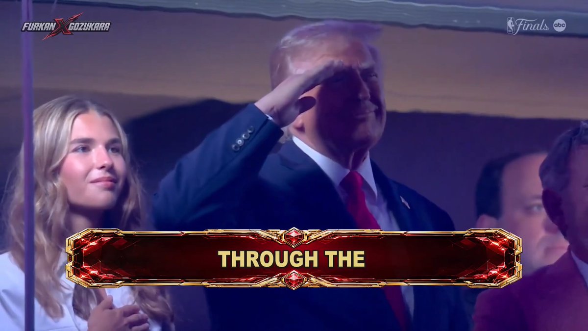 🚨BREAKING: Knicks fans very LOUDLY boo Donald Trump during National Anthem before Game 3
