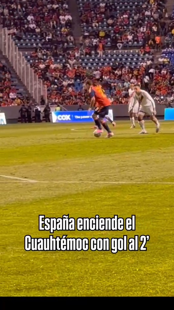 ESPAÑA MADRUGA A PERÚ 🇪🇸🔥 ⚽️ Mikel Oyarzabal abre el marcador en Puebla.