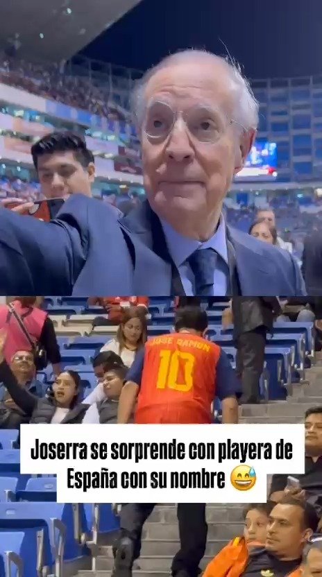 Joserra quedó sorprendido por ver playera de España con su nombre 😅 Disfruta el juego entre Perú y España por #DisneyPlus Premium, ESPN y nuestro canal de YouTube