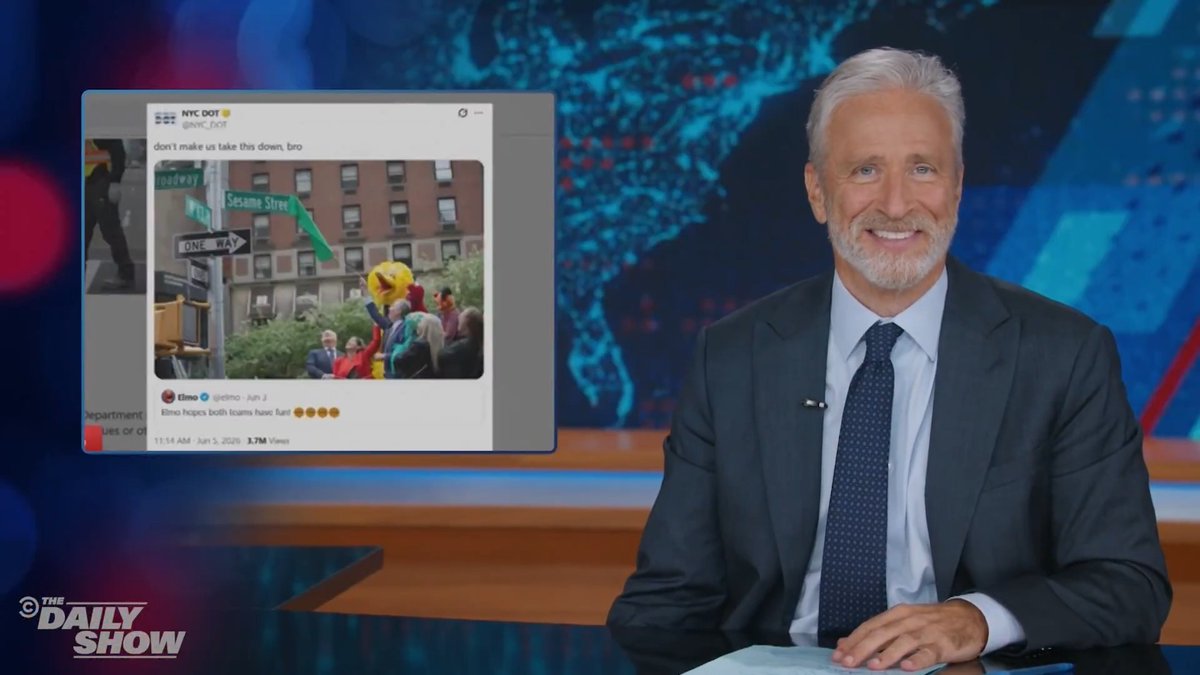 .Jon Stewart finds out why Elmo isn’t going all in on the Knicks