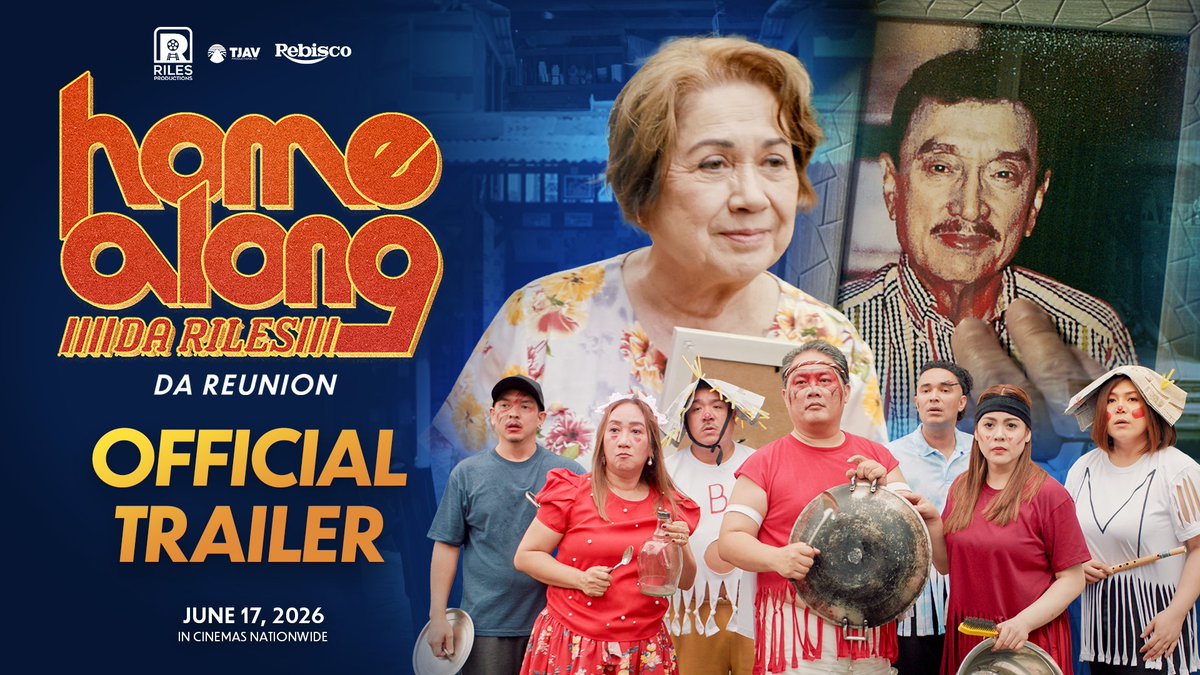 NAGBABALIK NA ANG PAMBANSANG PAMILYA! 🚂🏠 Ang paborito nating family show, mapapanood na sa BIG screen sa pelikulang magsisilbing pahinga para sa ating lahat—isang balik-tanaw sa simpleng panahon ng tawanan, iyakan, at kasalan sa pinakamalaking reunion movie of the year!