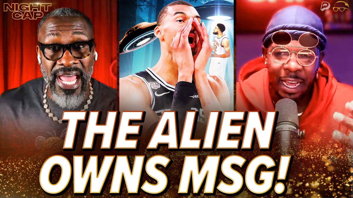 Wemby must have heard Iso when he told him it was time to show what you learned from the monks 👀 "New York's going to turn into Gotham City? I was born in the darkness!" shannon sharpe | Chad Johnson | isojoe | #NBAFinals | #Nightcap