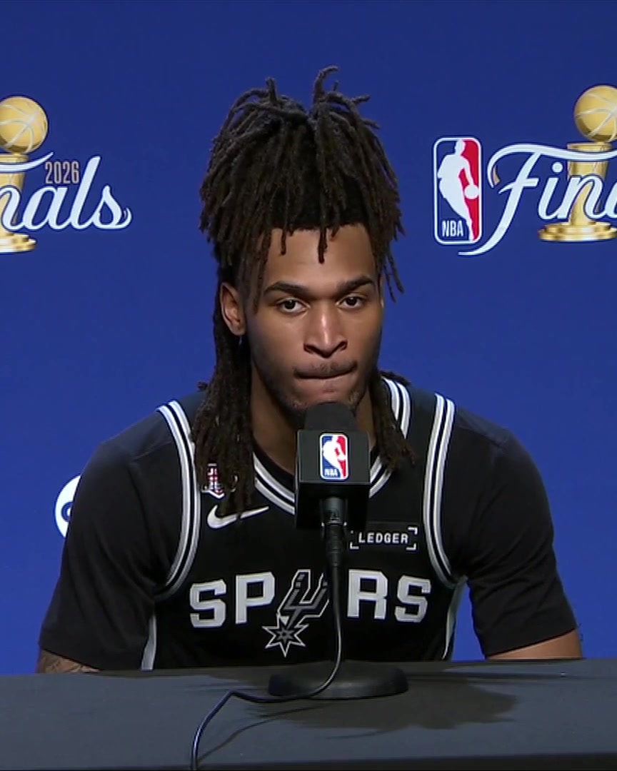 "I feel like we're just built for it" Stephon Castle says that being physical through 48 minutes has grown to be a part of the Spurs' brand