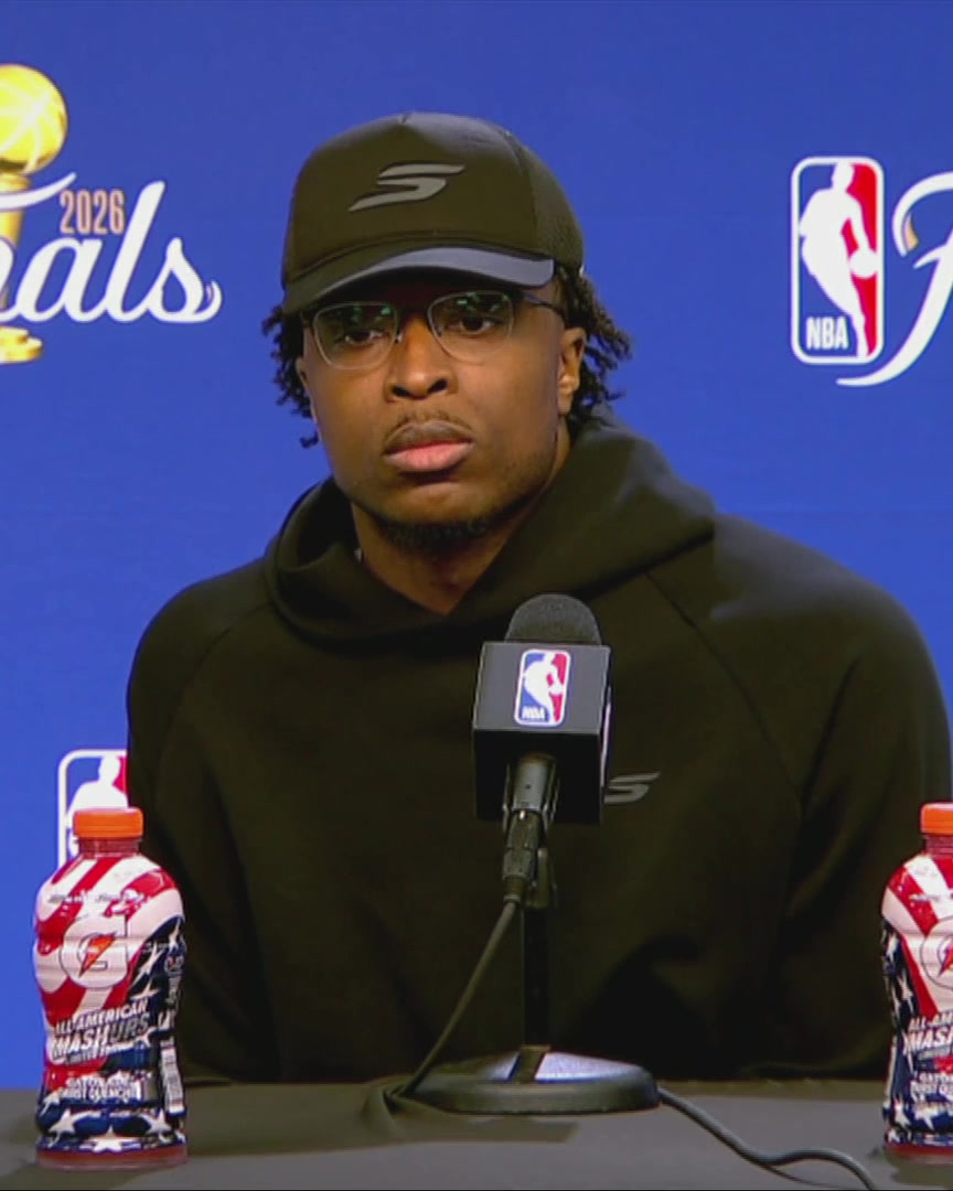 "We weren't as connected as we normally are. We had some mental mishaps and allowed some easy buckets" OG Anunoby talks about the Knicks' defensive struggles tonight, particularly in transition: