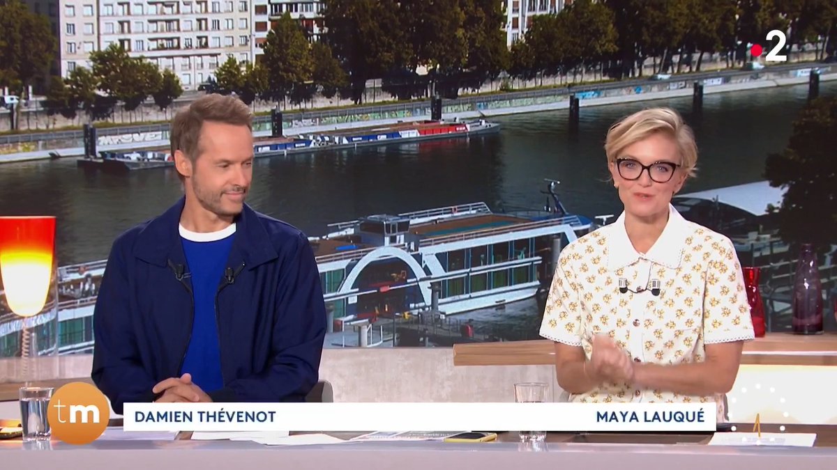 Bon mardi à tous, c'est parti pour #Telematin 🥐☕️ 📺 On reçoit Cécile Ollivier, journaliste, grand-reporter Police/ Justice, Aurore Bergé, ministre chargée de l'Égalité entre les femmes et les hommes et Romain Duris ! Direct ▶️