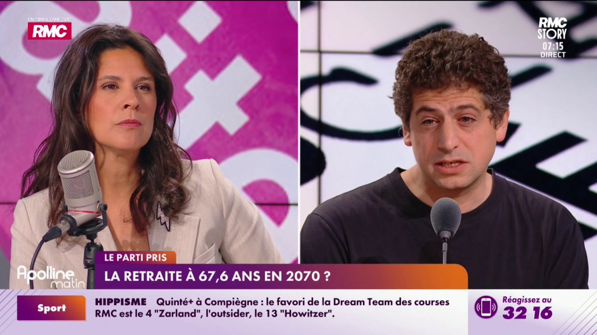 💰 “Il n’y a pas d’urgence financière à une nouvelle réforme des retraites”, explique Michaël Zemmour, économiste, enseignant-chercheur à l'Université Lumières Lyon 2 #ApollineMatin