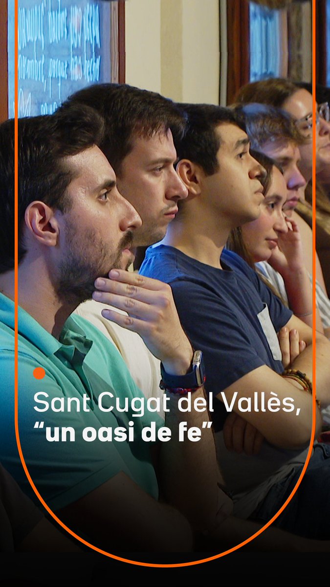 "Sant Cugat del Vallès és un oasi de fe." Veure joves a missa no és gens estrany al Monestir de Sant Cugat: cada vespre són gairebé 200. Fins i tot el capellà és el més jove de Catalunya. Saben que són un cas excepcional