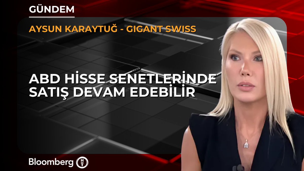 Gigant Swiss / Aysun Karaytuğ: 📍 ABD hisse senetlerinde satış devam edebilir