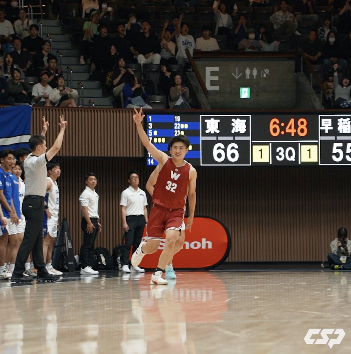 華麗なワンモーションシュート👌🏹 決勝で22得点!今大会ブレイクしたピュアシューター✨ 木村 魁斗(早稲田大学2年/SG/177cm/下妻第一高) 22 PTS|6 3PM 早稲田大学バスケットボール部 #早稲田一般組 #3Pランキング2位 #ルーキーズトーナメント #大学バスケ