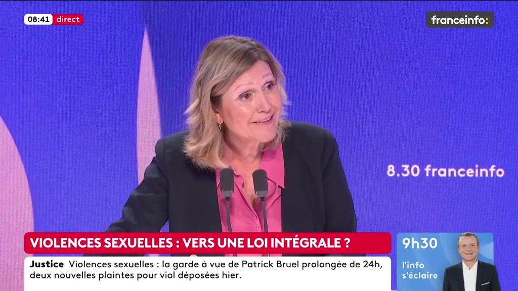 đŽ Violences sexuelles : vers une loi intĂ©grale ? âĄïž "Moi je demande Ă ce que le Premier ministre reçoive les associations, les parlementaires, quâon travaille ensemble. Il ne sâagit pas de dire : moi je saisis le Conseil dâĂtat. On veut une rĂ©ponse globale", dit YaĂ«l Braun-Pivet