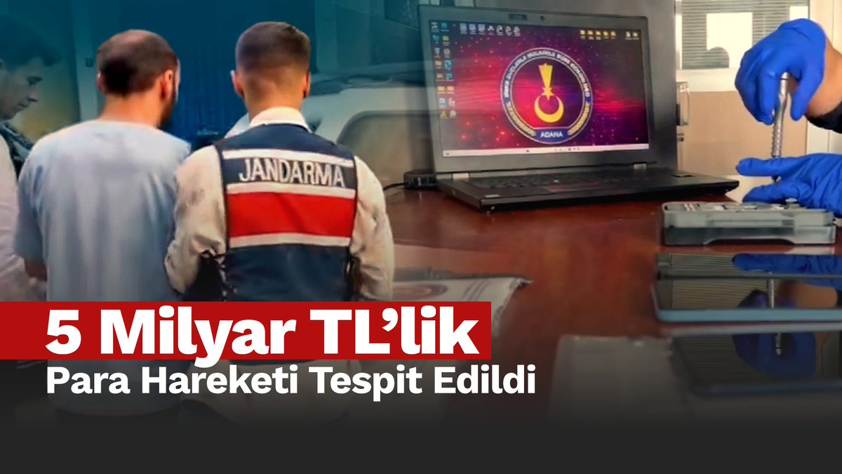 Adana merkezli 23 ilde “Yasa Dışı Bahis” suçuna yönelik Jandarmamız tarafından düzenlenen operasyonlarda 5 Milyar TL para hareketliliği tespit edilen 47 şüpheli yakalandı. Jandarma Genel Komutanlığı Siber Suçlarla Mücadele Daire Başkanlığı, Adana Cumhuriyet Başsavcılığı ve MASAK koordinesinde; Adana İl Jandarma Komutanlığı ekiplerince yapılan çalışmalar sonucu düzenlenen operasyonlarda, yakalanan şüphelilerin; -Bilişim sistemleri üzerinden yasa dışı bahis sitelerinin panel yönetimini yaptıkları ve -Bu suçtan elde edilen gelirin para nakline aracılık ettikleri tespit edildi. Operasyonlar sonucu şüphelilere ait; 1 adet paravan şirket, 23 adet konut, 29 adet araç, 13 adet arsa, 4 bin 742 adet banka ve 6 adet kripto hesabına tedbir kararı uygulandı. Güvenlik güçlerimizle birlikte vatandaşlarımızı dolandıran suç şebekelerine yönelik mücadelemizi kararlılıkla sürdürüyoruz. Kahraman Jandarmamızı, Daire Başkanlığımızı, MASAK'ımızı, Cumhuriyet Başsavcılığımızı ve emeği geçenleri tebrik ediyoruz.