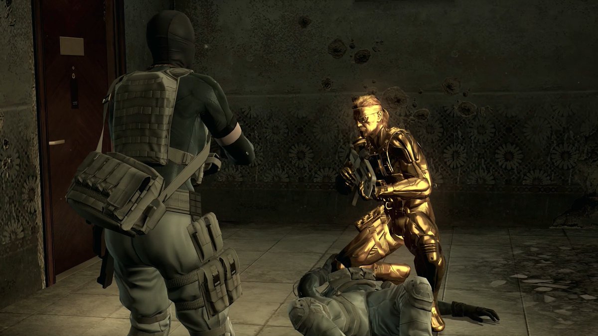 【Save-data bonus 】 ■METAL GEAR SOLID 4: Guns of the Patriots - Master Collection Version Bonus / Gold Camouflage Linked saved data from METAL GEAR SOLID: MASTER COLLECTION Vol.1 can unlock exclusive in-game bonus items! Learn more here: #MGSVol2 #MetalGearSolid