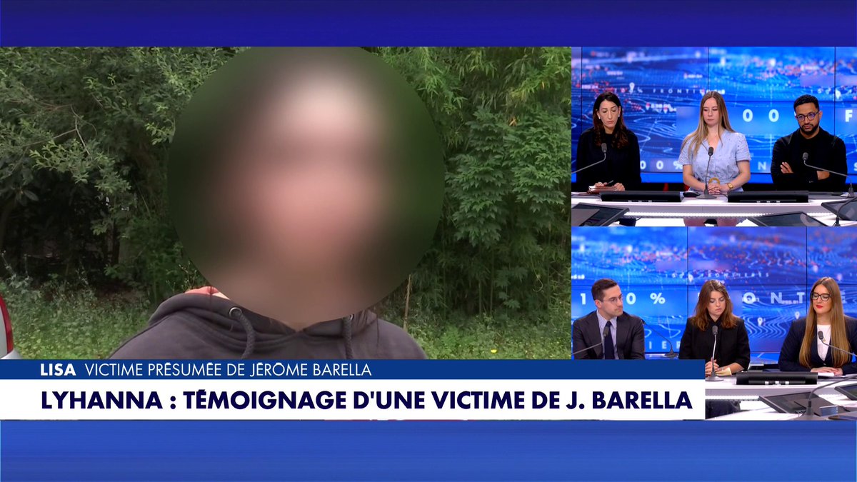 «Le personnage de Jérome Barella est vraiment bizarre», affirme Lisa, victime présumée du suspect du meurtre de Lyhanna, dans #100Frontieres Toute l'info est à retrouver sur