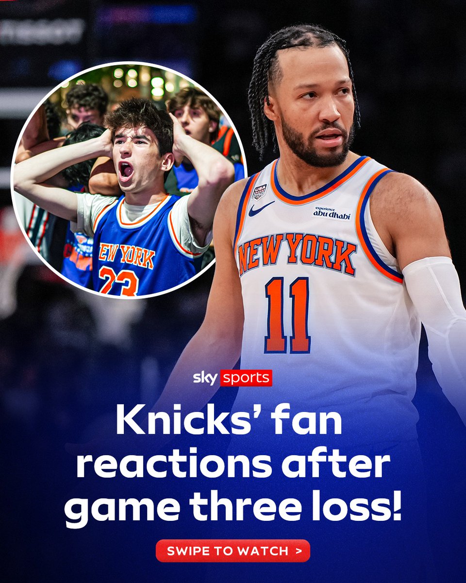 Knicks fans are confident after Game three NBA Finals loss! 🔊🏀
