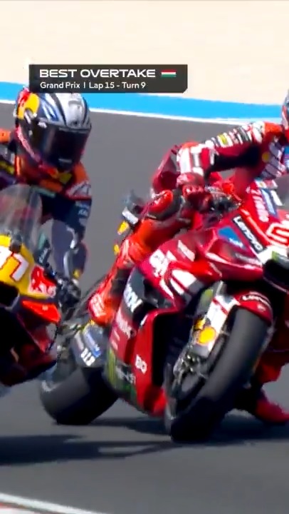 The move that sealed the race win 🔥 Marc Márquez wins your best overtake vote from the #HungarianGP 🇭🇺 👏 #MotoGP