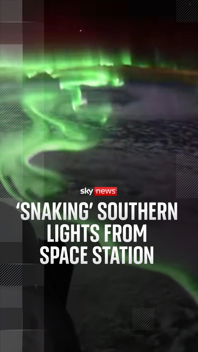 Astronaut Jessica Meir shared a video filmed from the International Space Station showing an aurora seeming to 'snake' through the outer atmosphere. Meir described the aurora as "ethereal and emotionally evocative". 🔗
