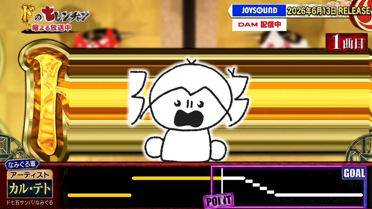 ◤┣¨しらせ ド七五サンバ カラオケ収録🎤🎉