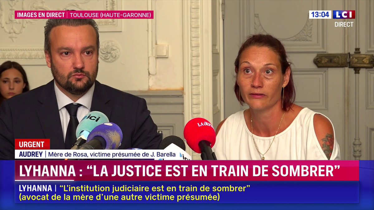🔴 "La justice n'a pas fait son travail (...) J'ai appelé tous les lundis matin la gendarmerie", la mère de Rosa, qui avait porté plainte en août 2025 pour le viol présumé de sa fille par Jérôme Barella