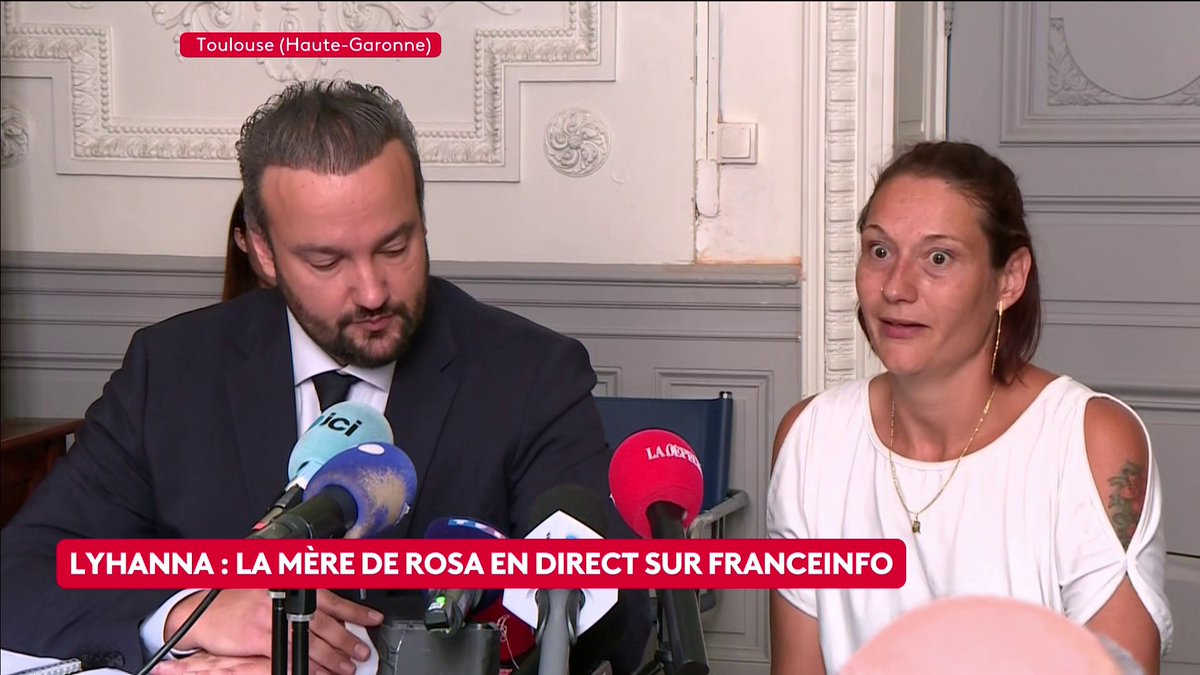 🔴 🗣 Affaire Lyhanna : "Je suis là pour essayer de changer les choses et faire en sorte que d'autres enfants ne souffrent pas", déclare la mère de Rosa, une autre victime présumée de Jérôme Barella, qui avait déposé plainte pour viols sur mineure en 2025.#franceinfo