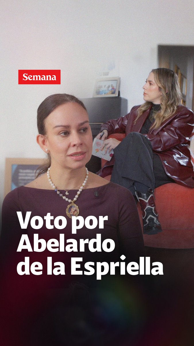 En entrevista con SEMANA, María Claudia Tarazona envió un mensaje a los colombianos para cuidar el país y anunció su voto por Abelardo de la Espriella y José Manuel Restrepo. Le contamos.