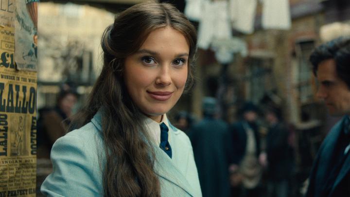 Detective by nature. Rebel by choice. Romantic by accident. Millie Bobby Brown is back in Enola Holmes 3. Directed by Philip Barantini. Premiering July 1.