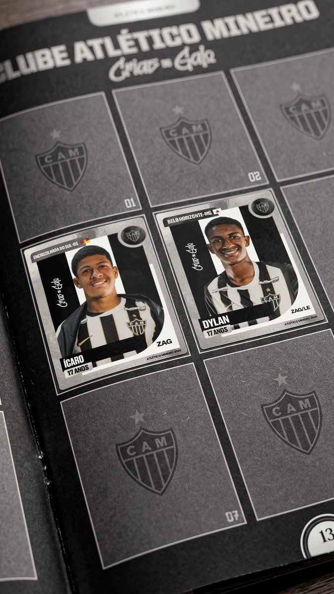 𝐂𝐨𝐧𝐡𝐞𝐜𝐞𝐧𝐝𝐨 𝐨𝐬 𝐂𝐫𝐢𝐚𝐬! 🏴🏳️ Zagueiros do Sub-17 do Galo, Ícaro e Dylan passaram para se apresentar à Massa Atleticana e reforçar o convite para o clássico desta terça-feira, pelo Campeonato Brasileiro da categoria. 🎥 A bola rola às 15h, com transmissão ao vivo pela GaloTV H2bet: Boa, meus #Crias! Mandaram bem demais! 💪