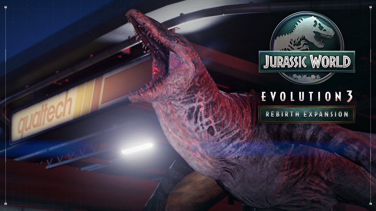 A new era is born in the action-packed Jurassic World Evolution 3: Rebirth Expansion. Coming 16 June! Delve into a game expanding narrative inspired by the dramatic events of Jurassic World Rebirth. Take control of three top-secret locations and come face-to-face with four new dinosaurs, including the terrifying Distortus rex! Learn more: