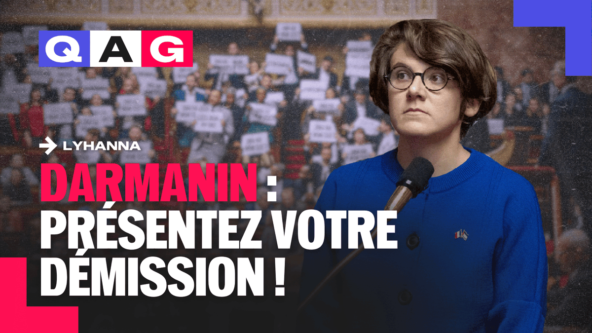 🔴🗣️ Alerte ! Gabrielle Cathala met le ministre face à ses responsabilités dans le drame de la mort de Lyhanna. « Mediapart nous apprend qu’un rapport officiel accablant vous a été remis il y a 4 ans sur les défaillances en matière de lutte contre la pédocriminalité. Pourquoi avez vous décidé de ne rien faire ? Quand assumerez-vous votre part de responsabilité en présentant votre démission ? » #QAG #DirectAN