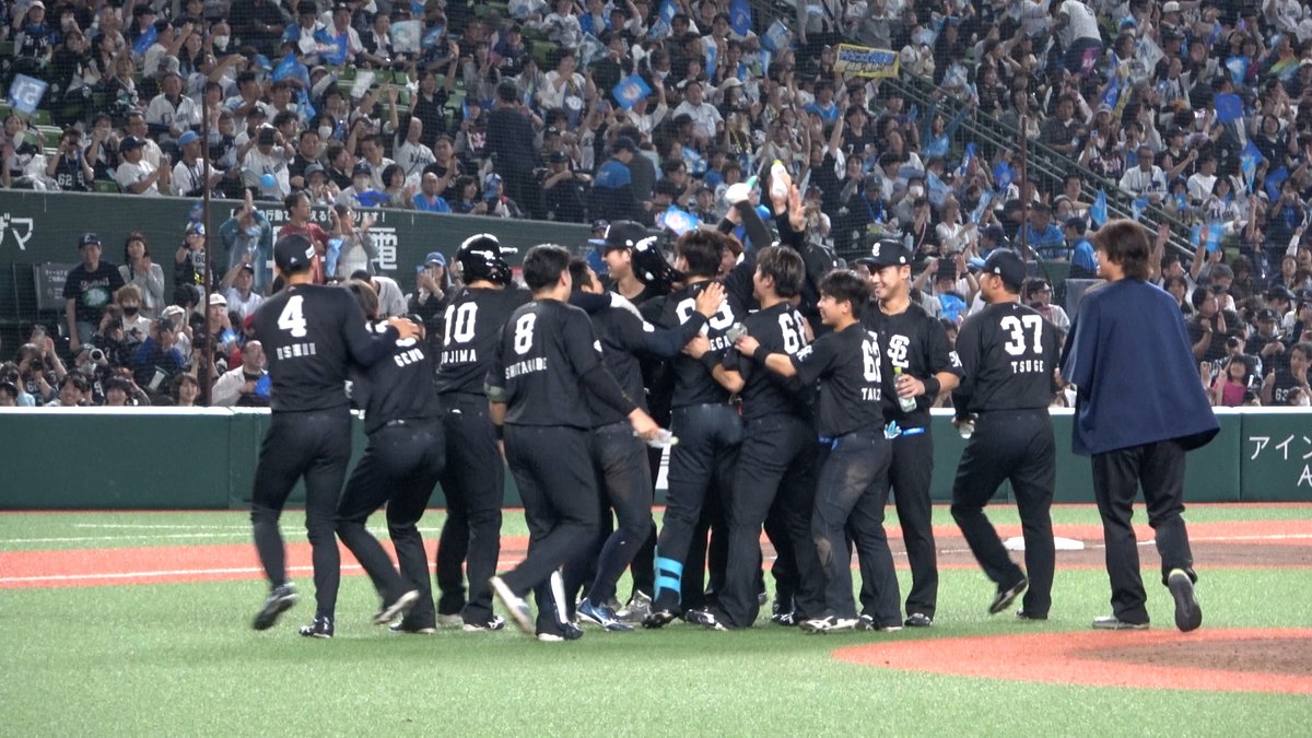 今季2度目のサヨナラ勝利は、#長谷川信哉 選手が決めた! その瞬間をあらゆる角度からお届けします✨ 皆さんの見どころをコメントで教えてください! ▼全方位動画はこちら #seibulions #打破 #圧倒的至近距離 #交流戦