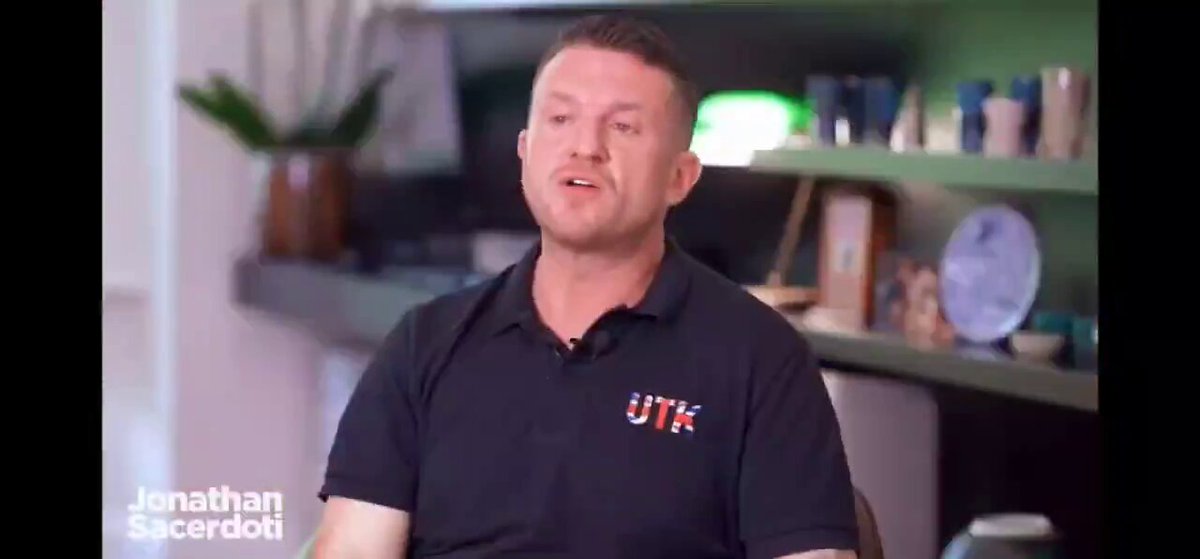 Israeli asks Tommy Robinson “Who are the British people?" Tommy Robinson: "not white people" “Does it include Jews?” “Of course” “Does it include Muslims” “Of course” Oh… ok. I’m confused.