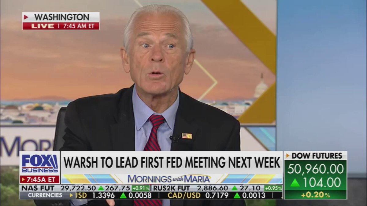 Peter Navarro says "this country should be in total rebellion" if the Fed raises interest rates