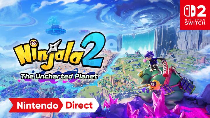 Ninjala is back, now with the series' first-ever open-world! Explore, master Gum actions, score IPPONs, & team up for 4-player boss fights. Ninjala 2: The Uncharted Planet releases spring 2027 on Nintendo Switch 2! #NintendoDirect