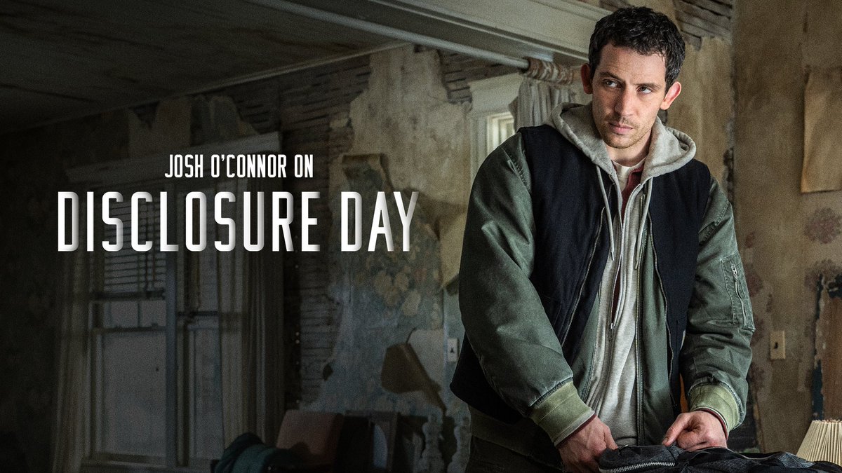 It’s a race against time. Josh O’Connor is Daniel in Disclosure Day. Only in theaters this Friday - get tickets now: