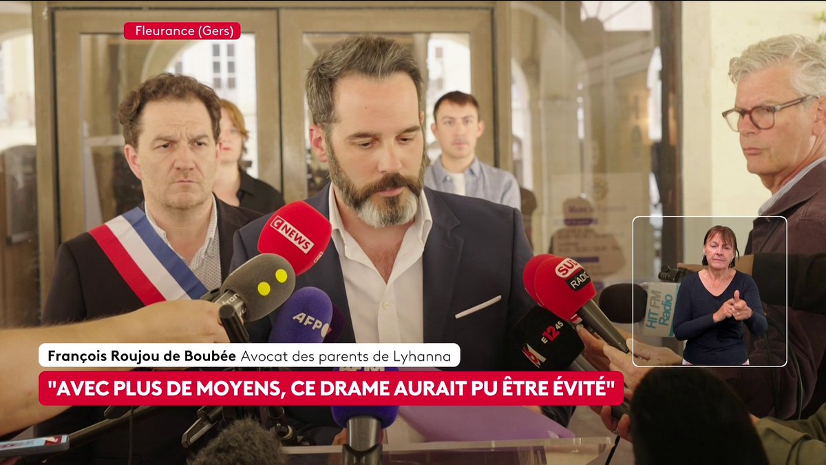 🔴 🗣️ Lyhanna : "Si la justice avait eu plus de moyens, ce drame et tous les autres auraient pu être évités [...] Nous ne voulons pas de loi ou de réforme, juste des moyens et l'efficacité de ces moyens", déclare François Roujou de Boubée, avocat des parents. #Canal16