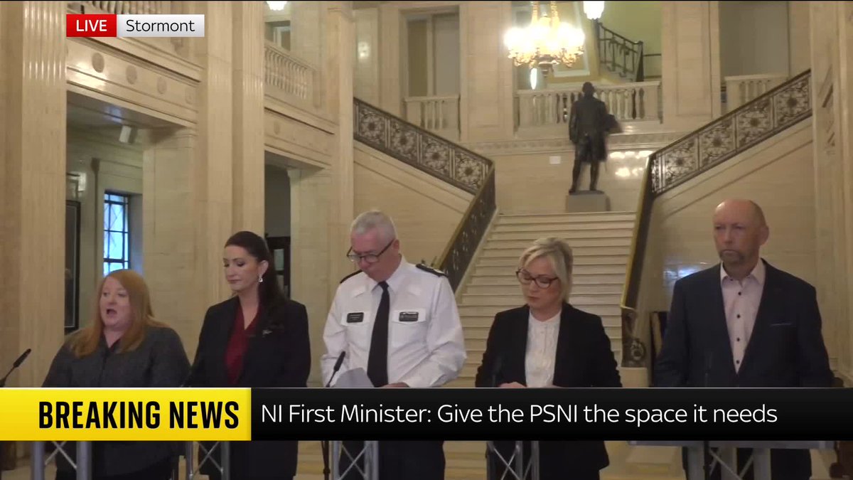 Northern Ireland Justice Minister Naomi Long urges the public to remain calm and allow the justice system to takes its course 📺 Sky 501, Virgin 602, Freeview 233 and YouTube