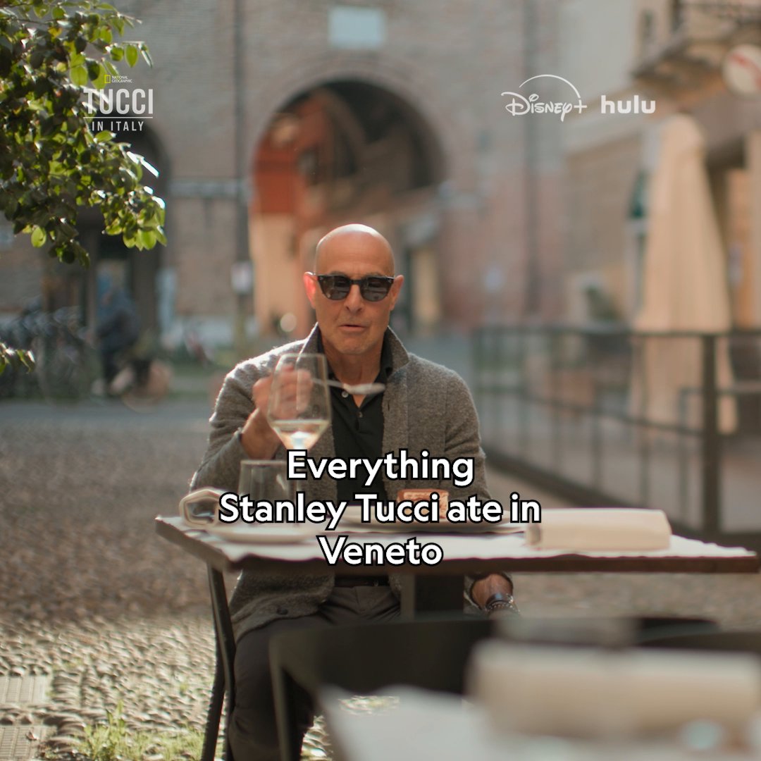 With classic dishes, rich flavors, and unique twists, dining in Veneto is an unforgettable experience. #TucciInItaly is now streaming on Disney+ and Hulu.