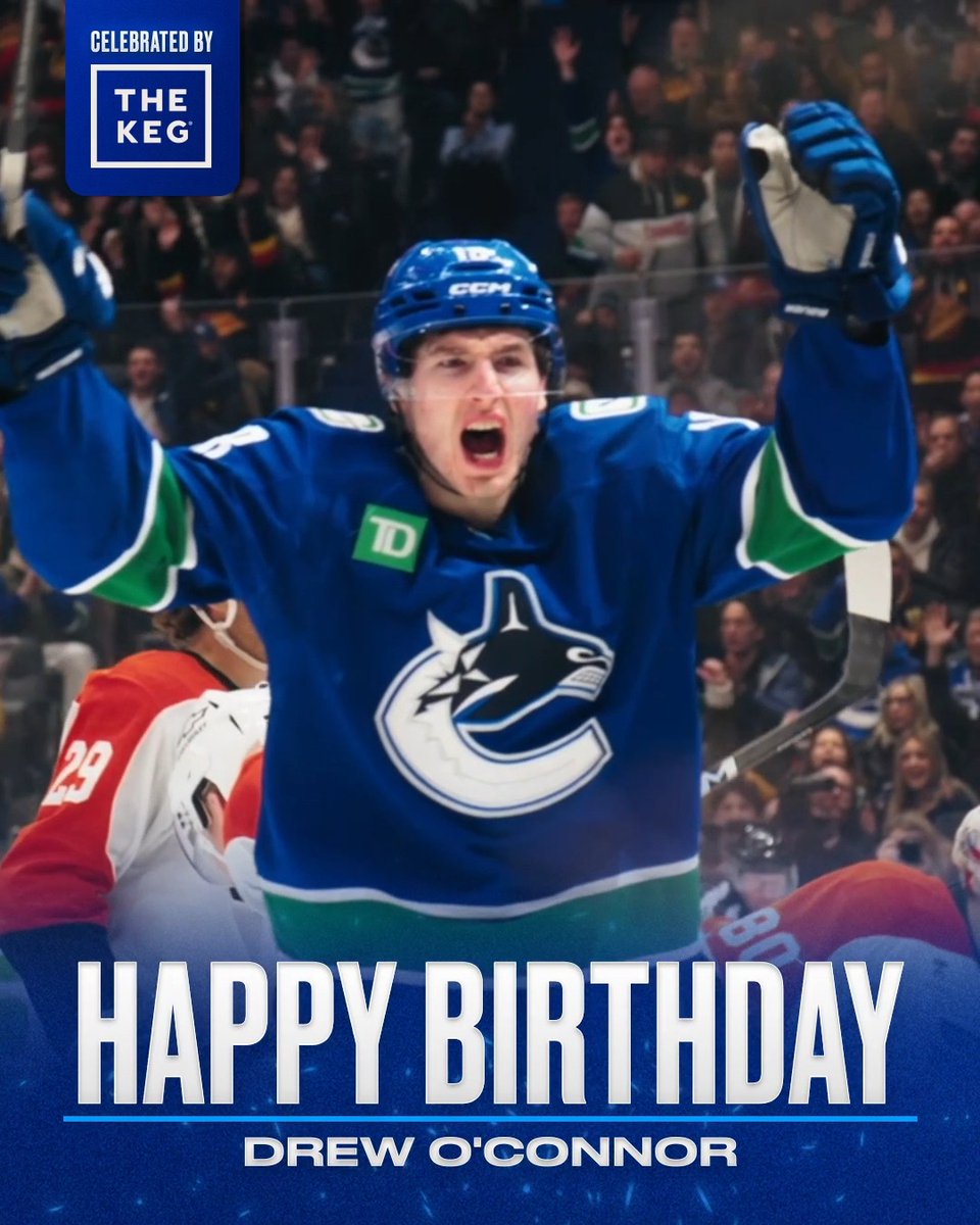 DOC's day! Happy birthday Drew. 🎂 #Canucks | The Keg