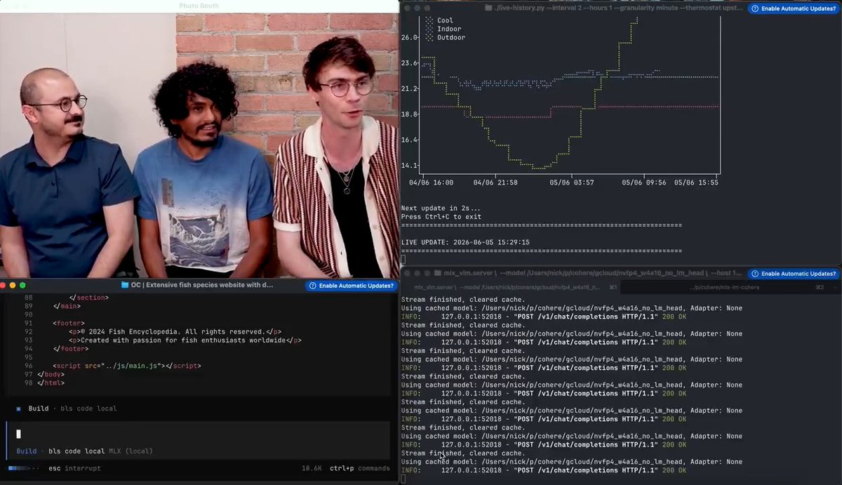 Introducing Cohere's first open-source coding model: North Mini Code Small & efficient, designed for agentic performance and built for community input.