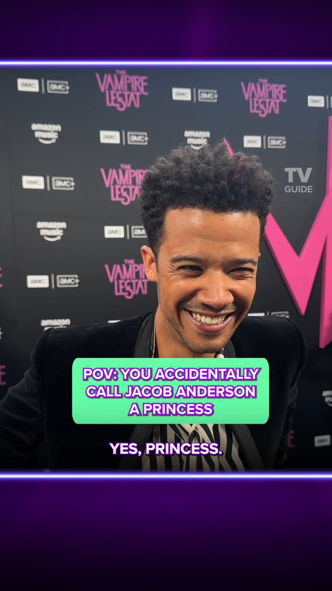 .Jacob Anderson, you’ll always be a princess to us 👑 #TheVampireLestat #InterviewWithTheVampire @amcsannerice