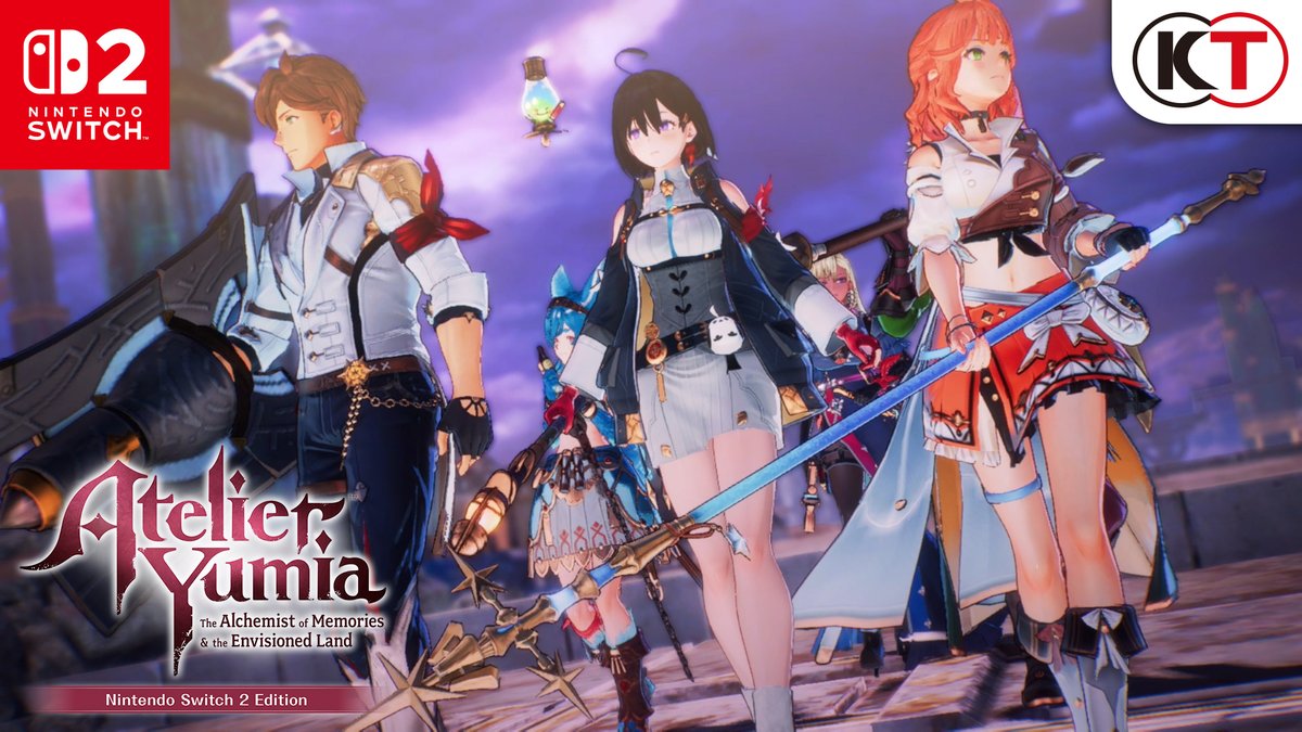Walk the forbidden path, no matter where it leads. Atelier Yumia is now available on Nintendo Switch™ 2 Edition! Enjoy enhanced graphics and improved frame rates, plus support for GameShare, allowing you to play together with a nearby player. #AtelierYumia #KTfamily