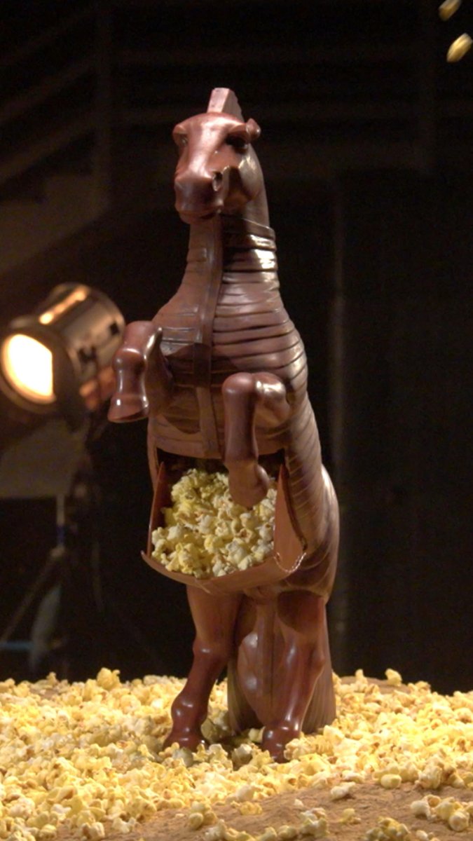 The Trojan Horse Popcorn Bucket has arrived. Experience The Odyssey in theaters 07.17.26: