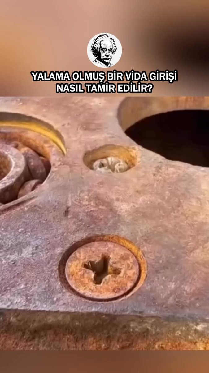 Yalama olmuş bir vida yuvası nasıl onarılır?