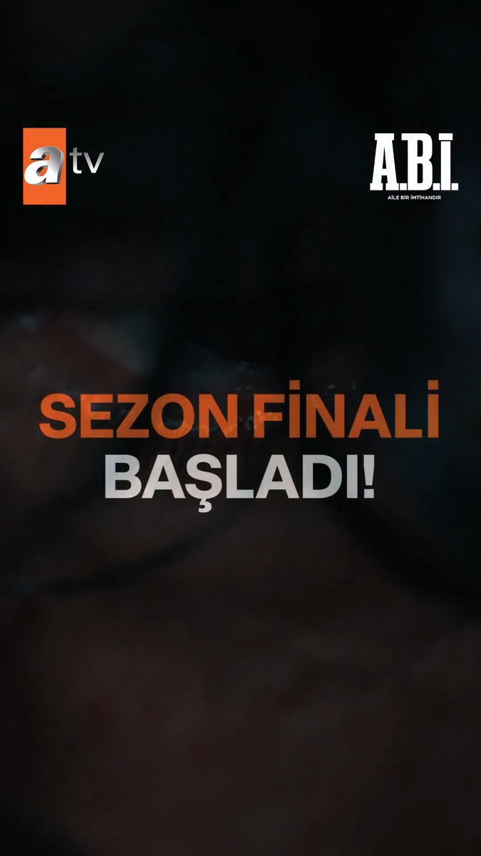 O zaman heyecan başlasın! 💥 A.B.İ. sezon finaliyle atv’de başladı! #AbiDizisi atv İzlemek için ➡️