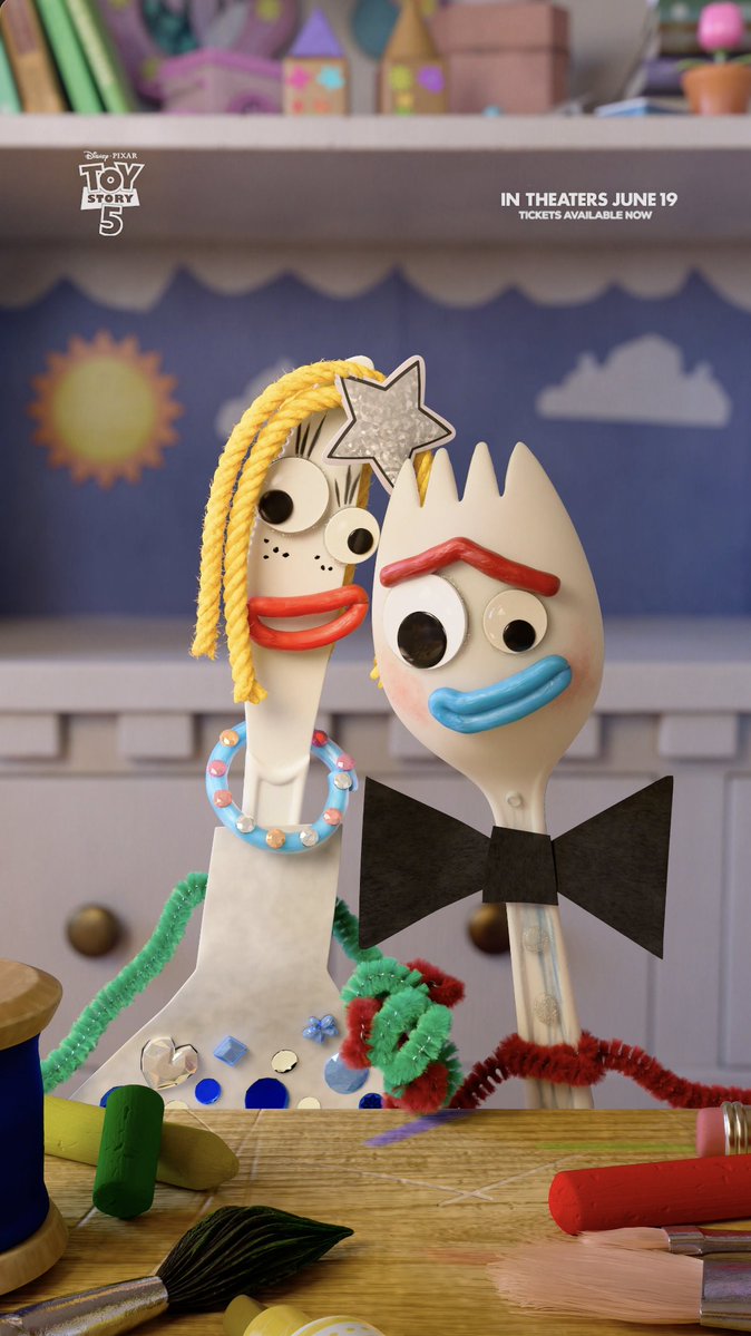 GRW Forky and Karen Beverly for the #ToyStory5 premiere!