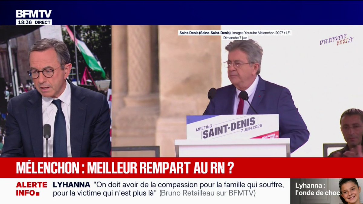 “Monsieur Mélenchon est un vrai danger pour la République”, estime Bruno Retailleau, ancien ministre de l’Intérieur