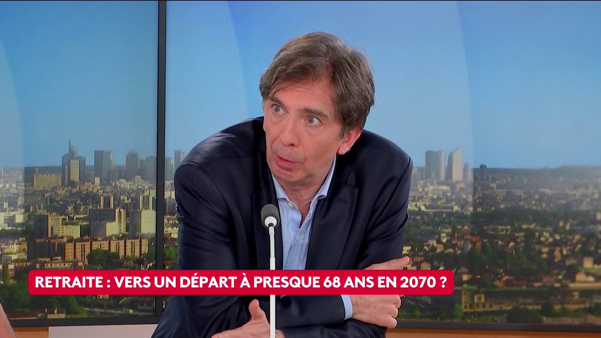 🔴 🗣️ "Pour que les gens partent effectivement à 67 ans, [...] il faudra sans doute que l'âge légal soit à 69 ou 70 ans", prévoit l'économiste Bertrand Martinot, en réaction à la proposition du Conseil d'orientation des retraites #ToutEstPolitique #Canal16